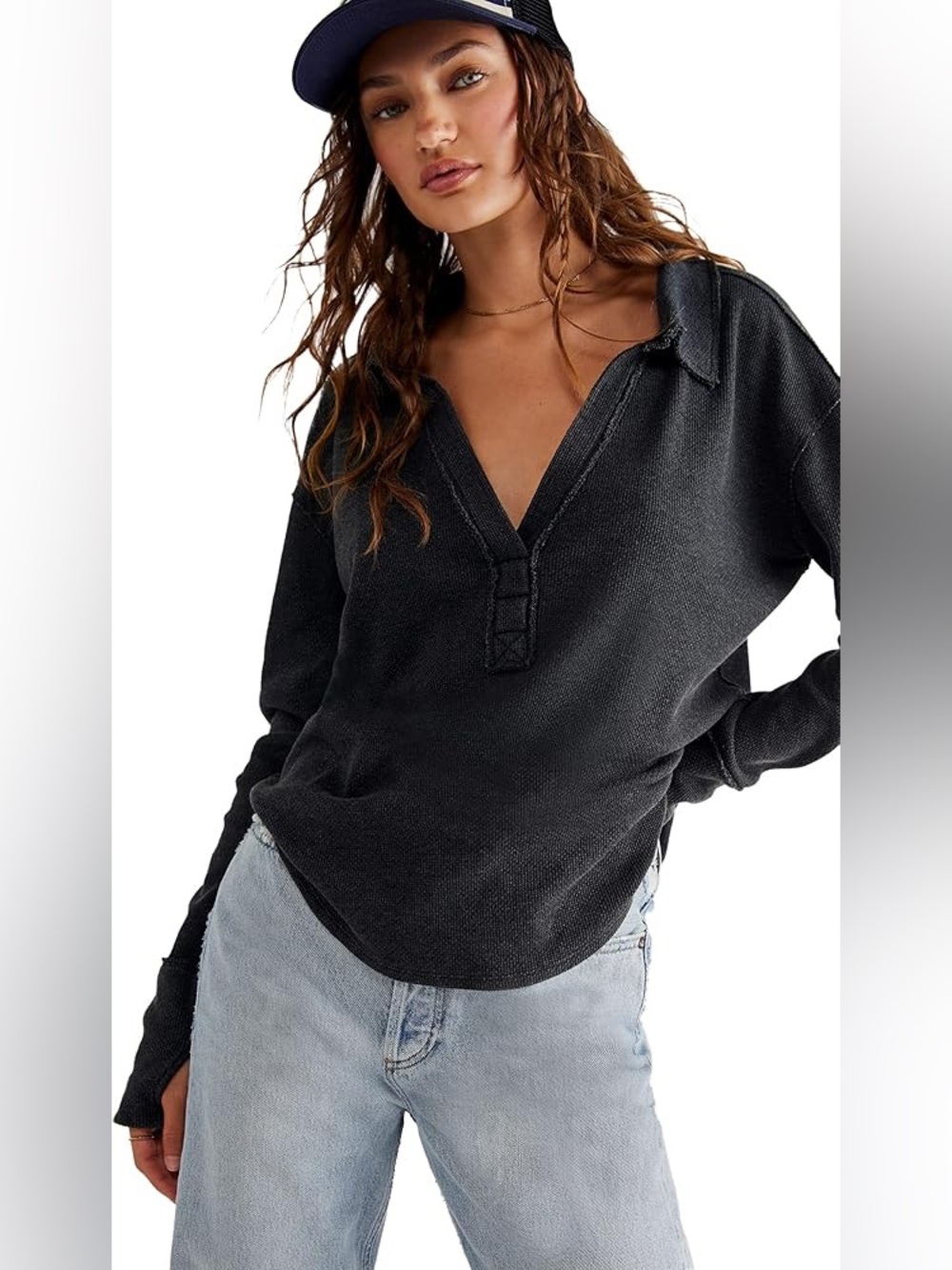 Free People Anakin Thermal Pullover